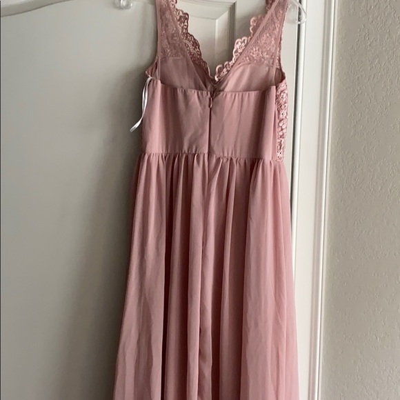 Lulu’s Dusty Lavender Embroidered Maxi Dress - Picture 4 of 10